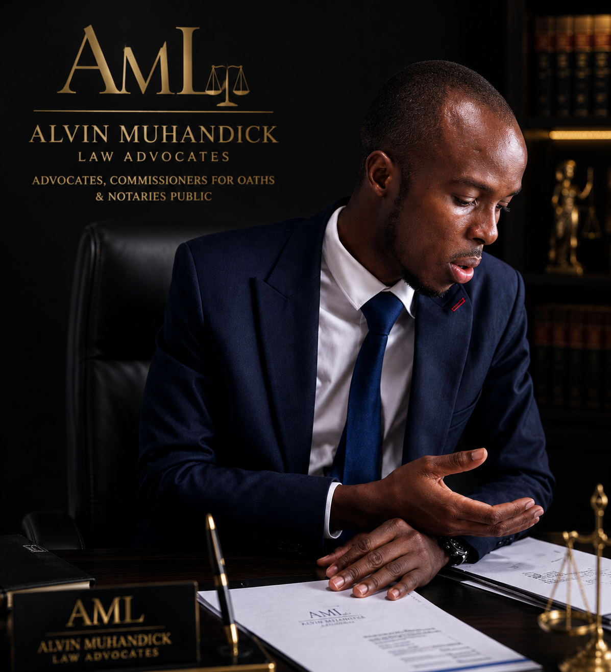 Alvin Likobele Muhandick, Founder and Principal Advocate of AML Advocates